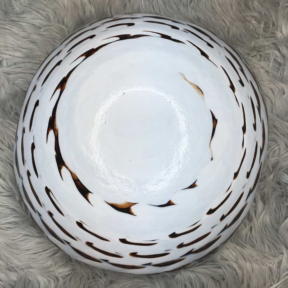 RARE Murano Glass Shell Bowl Handmade in Italy - Picture 4 of 8